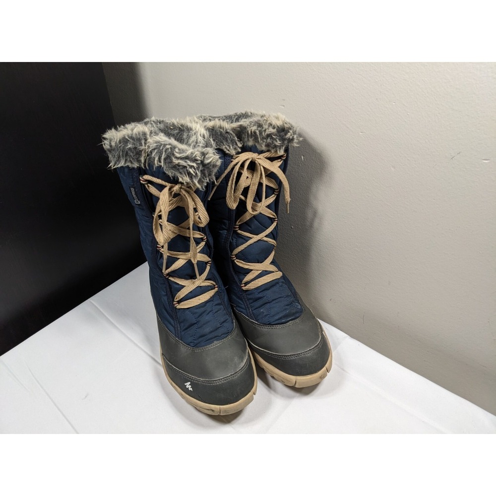 Quechua‎ Decathlon Winter Snow Boots Womens US 9 Blue / White